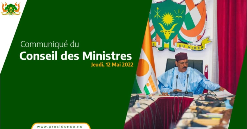 Communiqué du Conseil des Ministres du jeudi 12 mai 2022